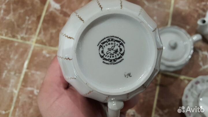 Фарфоровый сервиз чайный Лесная сказка