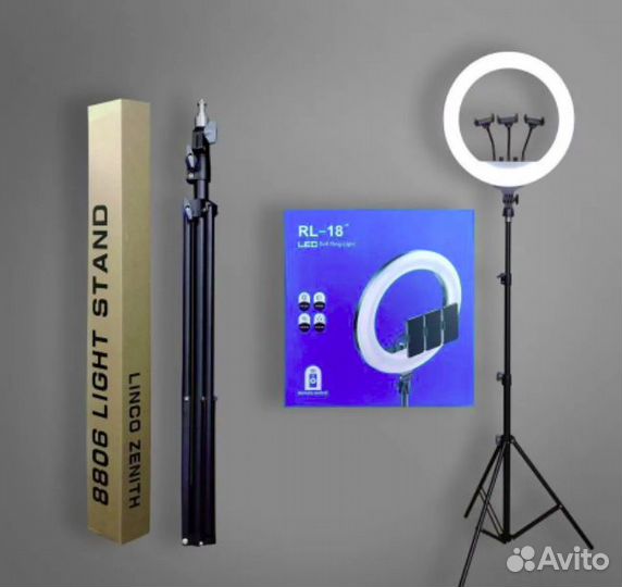 Кольцевая лампа 45см