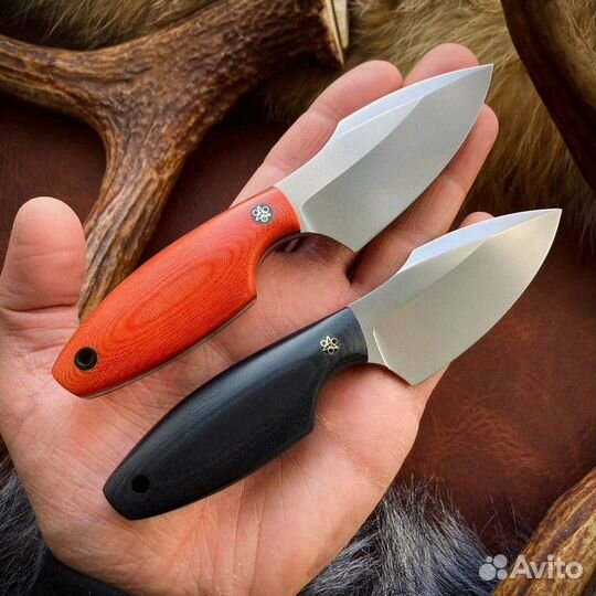 Шейный нож “Геккон” ручной работы