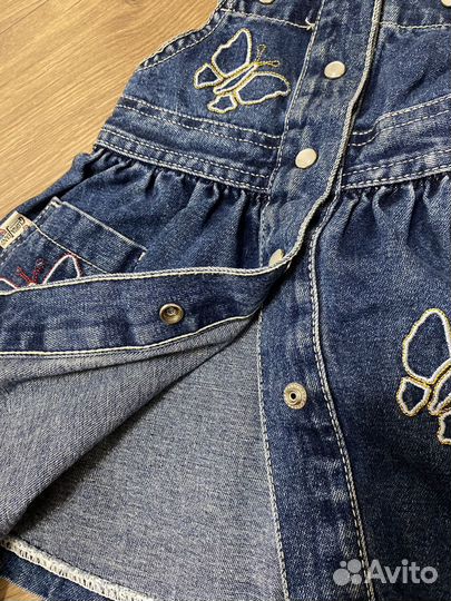 Сарафан джинсовый для девочки 18-24м