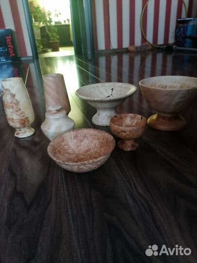 Деревянная посуда, кап клёна, берёзы, липы