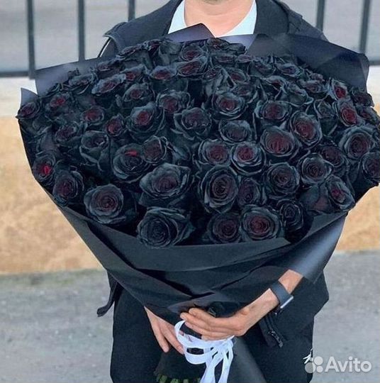 Чёрные розы Цветы Доставка