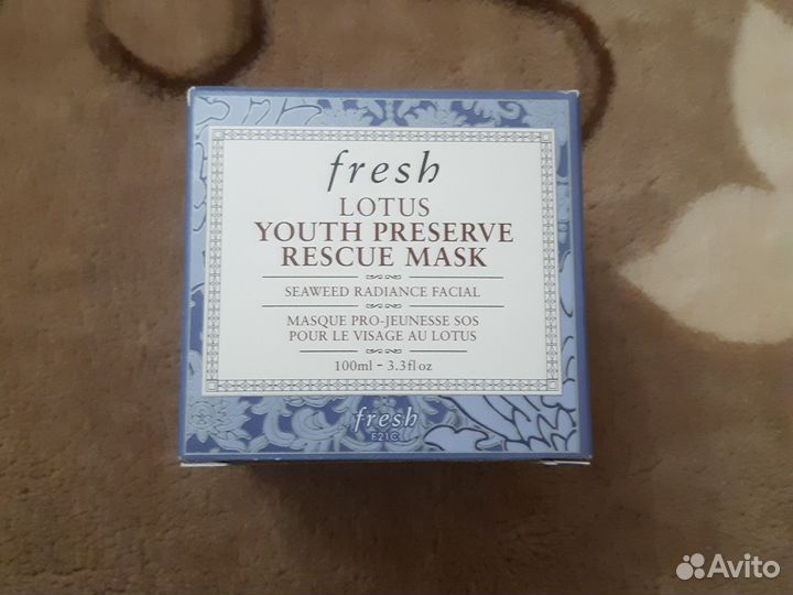Маска Fresh Lotus youth preserve rescue mask