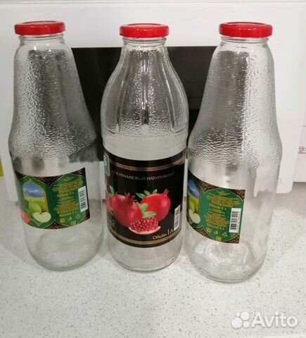 Стеклянная бутылка 1 л