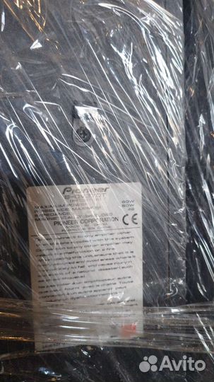 4 колонки и пасс буфер pioneer. Двд нет