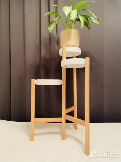 IKEA подставка для цветов напольная бамбук