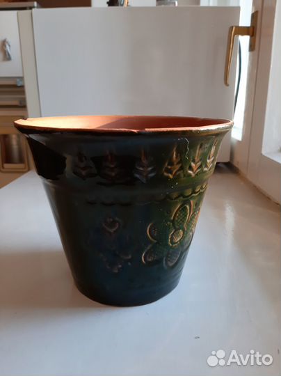 Кашпо керамическое для цветов