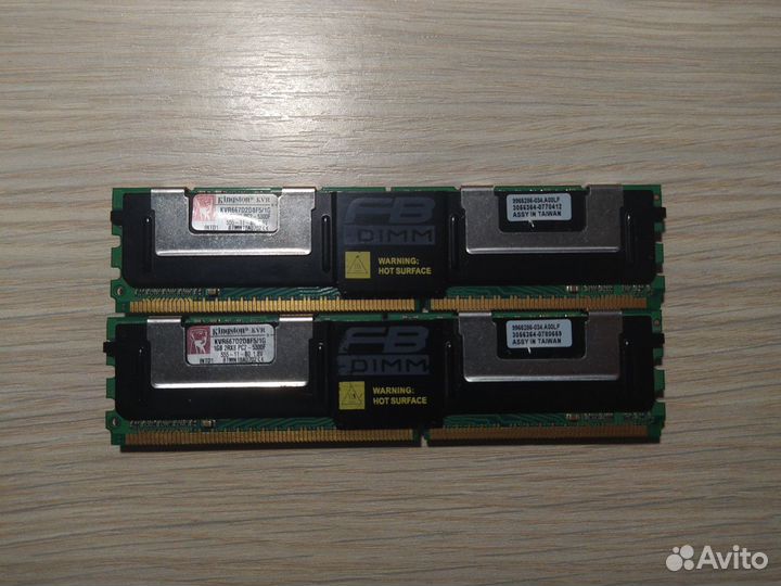 Оперативная память Kingston kvr667d2d8f5/1G