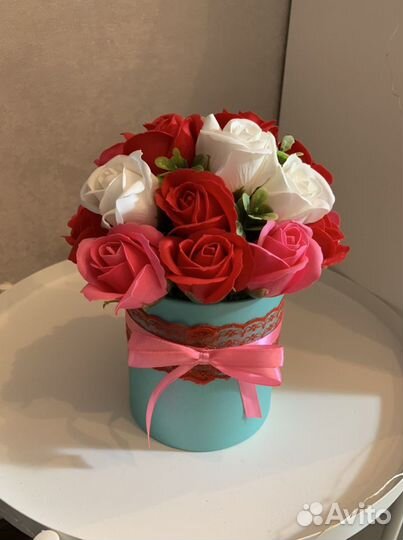 Букеты из мыльных цветов