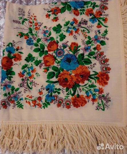 Павловопосадский платок, винтаж