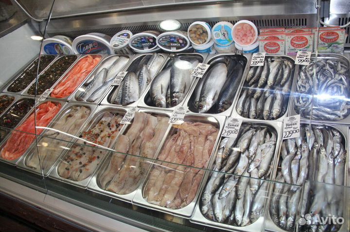 Прибыльный магазин рыбы и морепродуктов на продажу