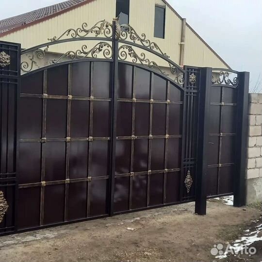 Кованые ворота и калитки