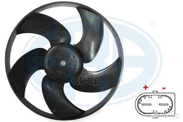 Вентилятор охлаждения радиатора peugeot 206 352