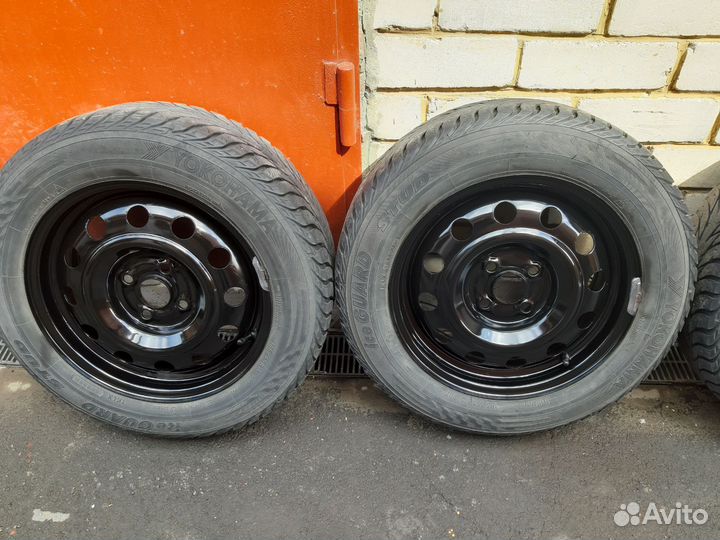 Диски r15 4x100 цо 54.1 с резиной б.у