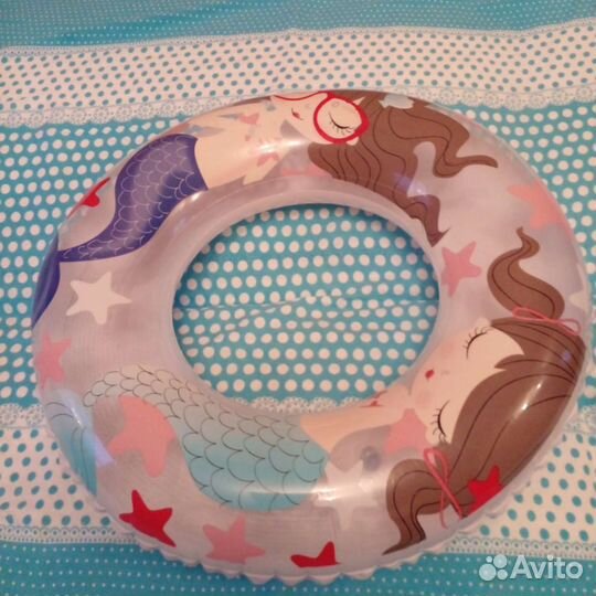 Круг для плавания детский и маска для ныряния