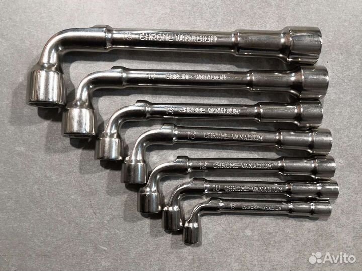 Набор ключей торцевых L - образных сквозных 7шт дт