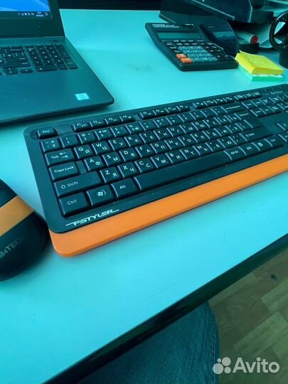 Клавиатура и мышь a4tech fstyler fgk10