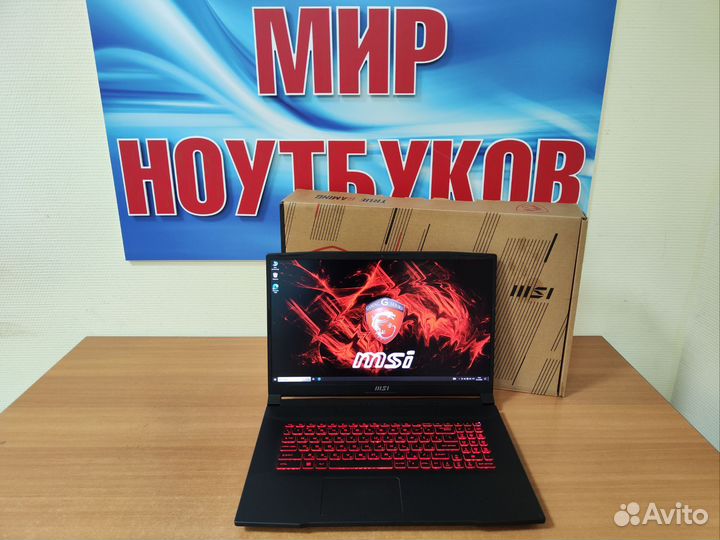 Игровой ноутбук MSI 17 / 16 ядер / RTX / 32gb
