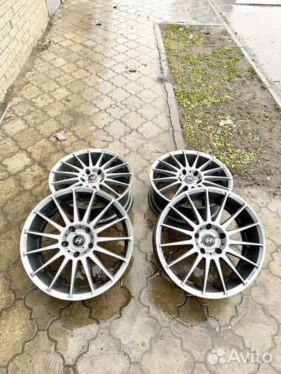 Литые диски r17 элантра,i30,киа сид Crimson Linea