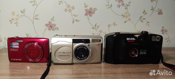 Фотоаппараты плёночные и цифровой