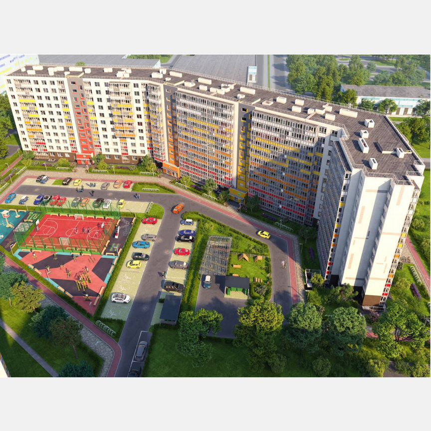 1-к. квартира, 37,8 м², 1/11 эт.