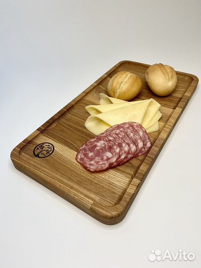 Поднос сервировочный из дерева