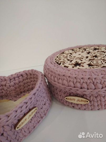 Вязанный набор для хранения. Цена договорная