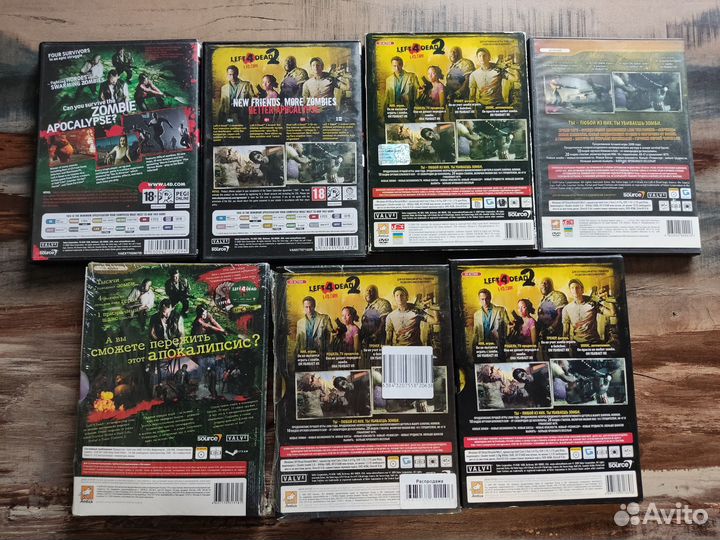 Игры valve DVD Box Half-Life Portal L4D CS TF2