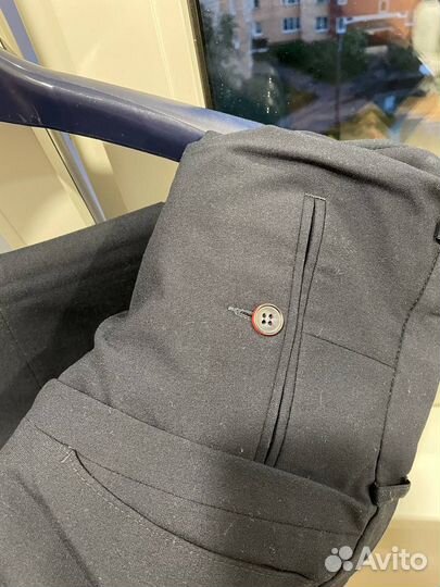 Брюки темно-синие, 52 размер