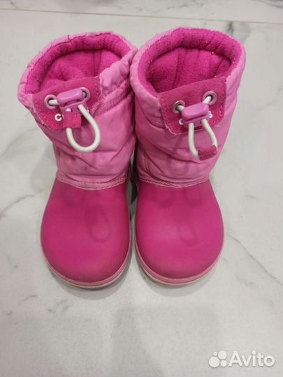 Crocs сапоги детские р 22