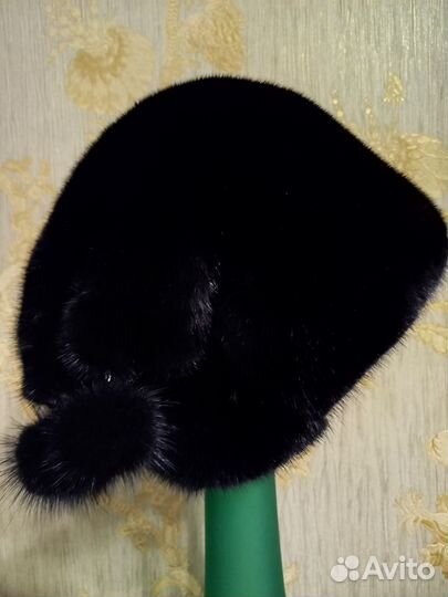 Шапка норковая женская