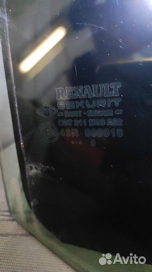 Стекло задней двери renault clio 2 symbol