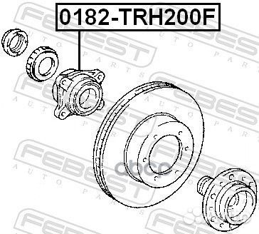 Ступица 0182TRH200F Febest