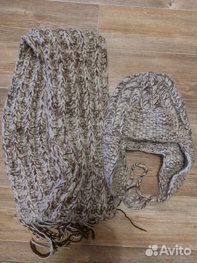 Комплект шапка и шарф