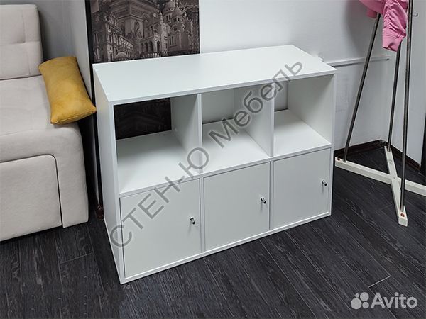 Стеллаж 2х3 (тип IKEA Каллакс) бел