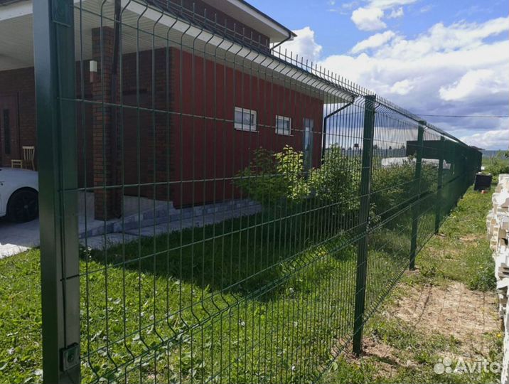 Забор сетка 3D