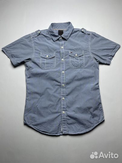 Рубашка Tommy Hifiger Denim SS Plaid Shirt