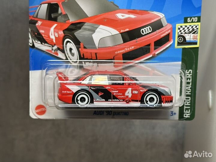 Hot wheels audi 90 quattro / retro racers