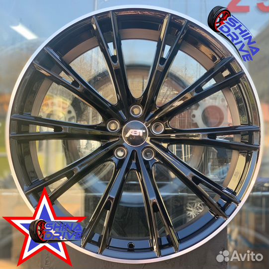 Диски ABT R21 5x112 Black Groove Lip