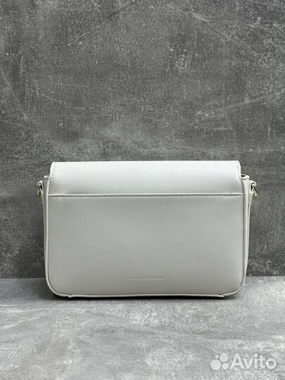 Сумка белая Karl Lagerfeld Crossbody Signature Fun