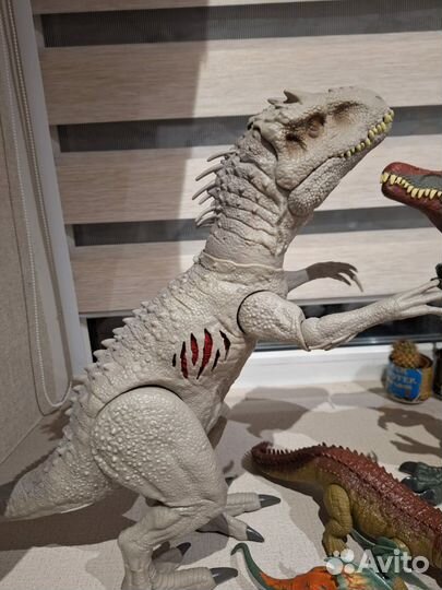 Динозавры jurassic world mattel