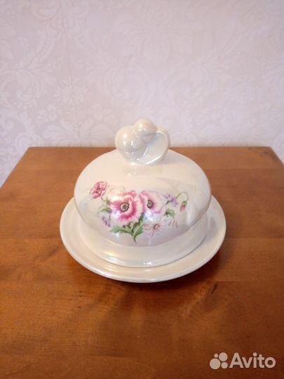 Масленка фарфор СССР