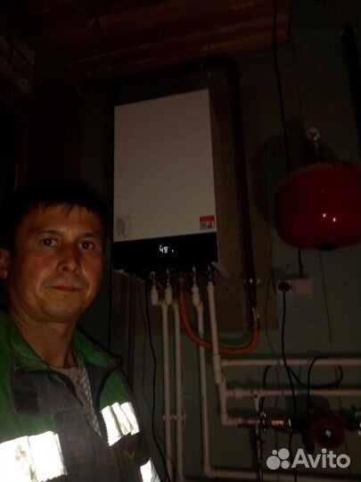 Установка ремонт газовых котлов плит колонок счет