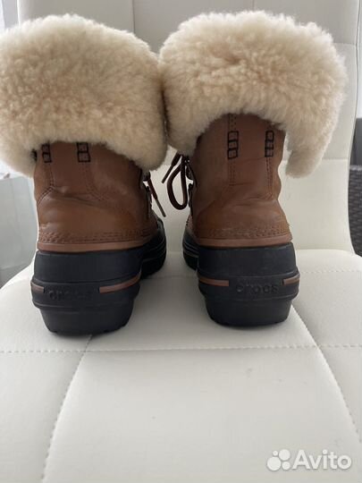 Зимние ботинки Crocs на меху