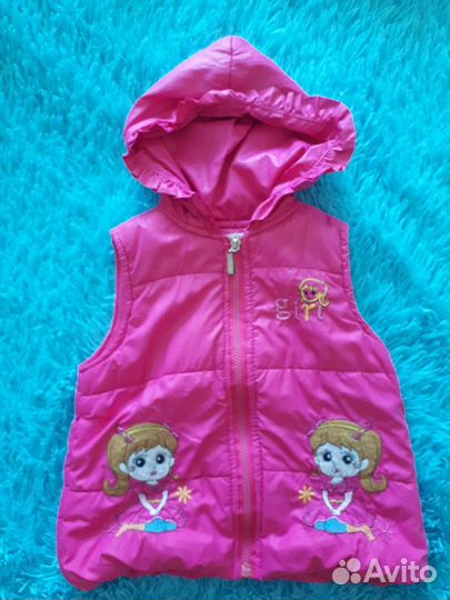 Жилетка для девочки 2 года