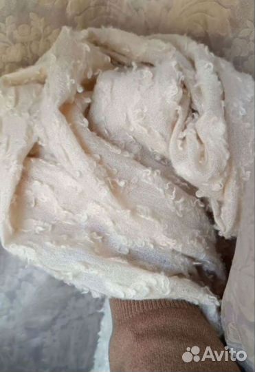 Кашемировый шарф длинный палантин 100% кашемир