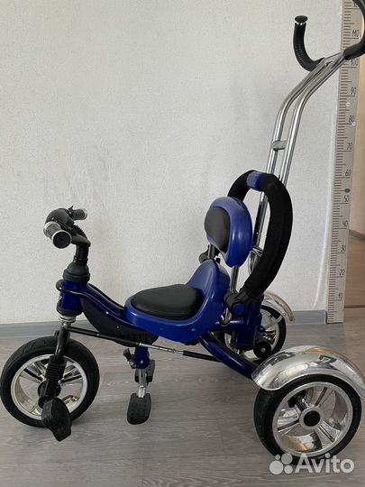 Детский велосипед с родительской ручкой
