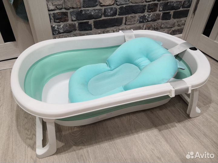 Ванночка для купания складная с термометром