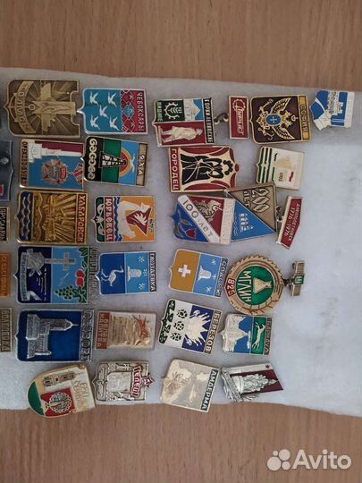 Значки гербы Тюмень янао хмао Хакасия Ингушетия 6