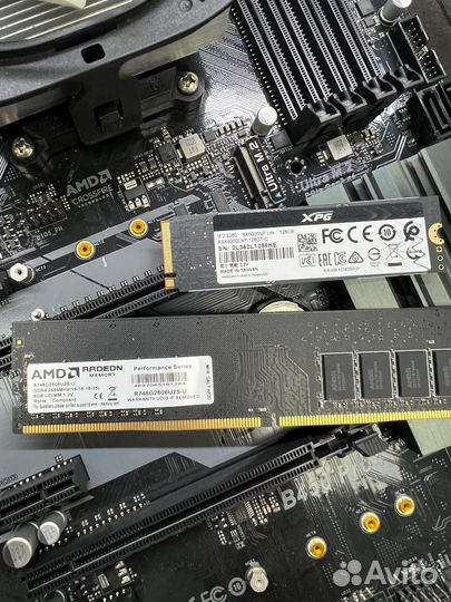 Комплект ASrock B450 Pro 4+Atlon 200GE+8Gb DDR4+nv